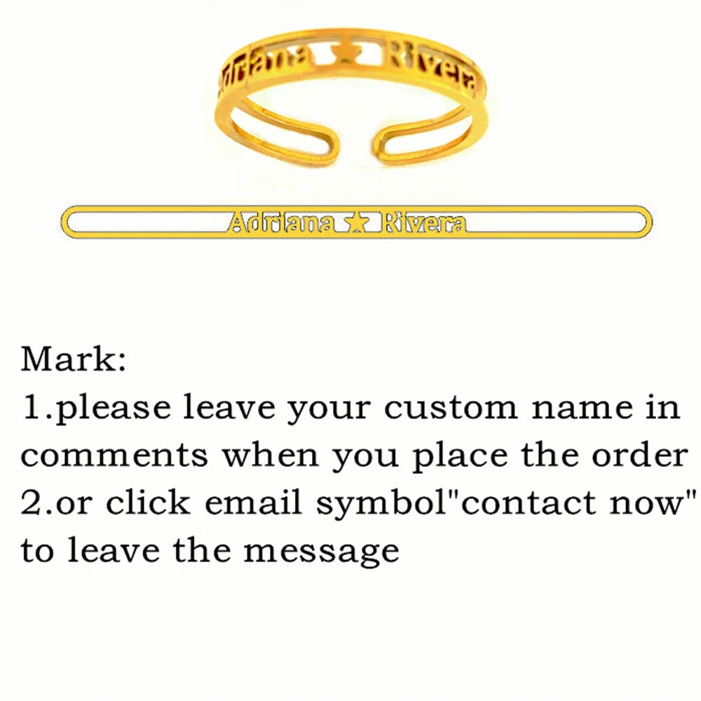 Personalized Multiple Name Ring Family Name Ring Custom Stackable Name Jewelry Three Four Names New Mom Gift For Women