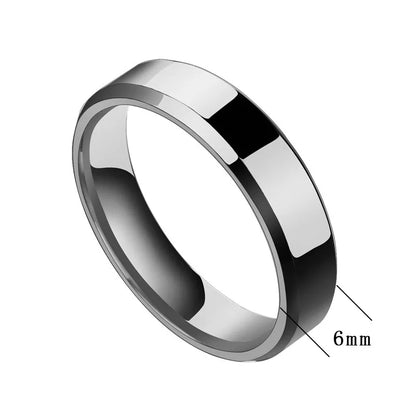 Customized Rings Engraved With Your Name Logo Text Signature Handwriting Men Lady Unisex Stainless Steel Titanium Ring