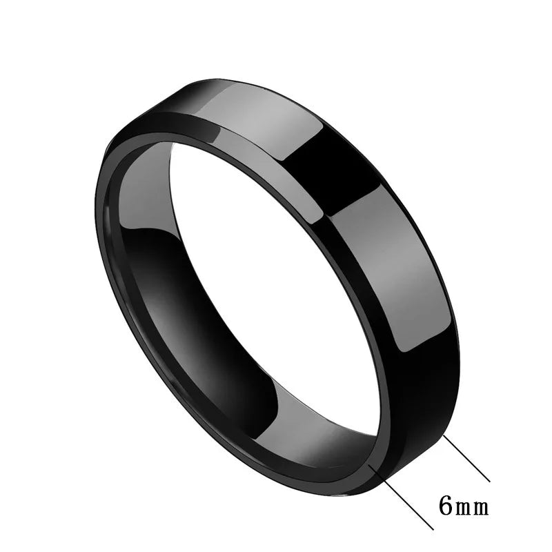 Customized Rings Engraved With Your Name Logo Text Signature Handwriting Men Lady Unisex Stainless Steel Titanium Ring